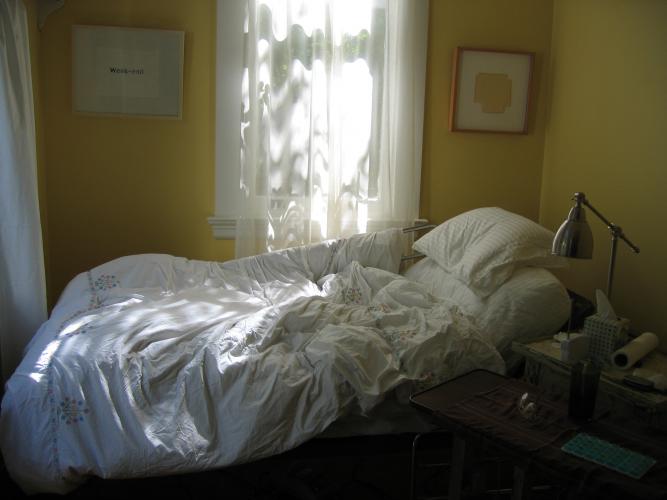 Mr. Grampa's bed